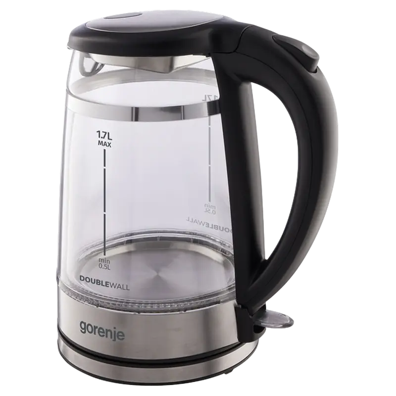 Fierbător electric Gorenje K17GDW, Negru