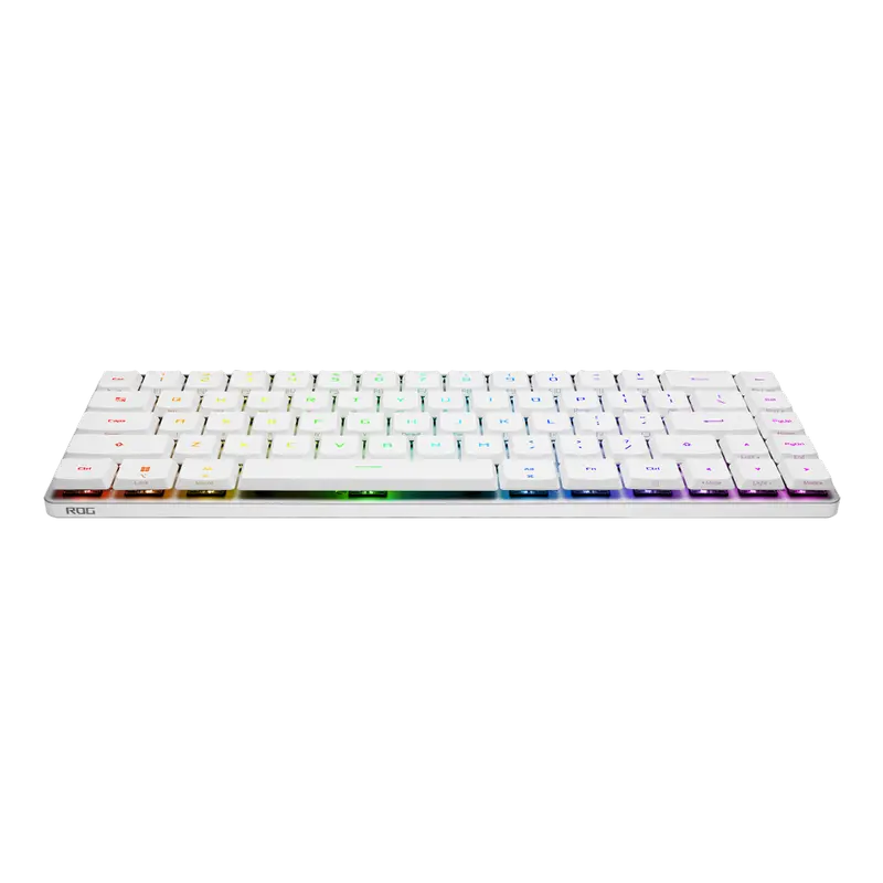 Tastatură ASUS ROG Falchion, Fără fir, Alb