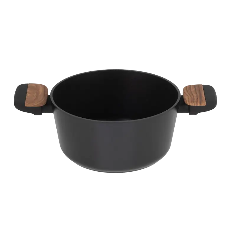 Tigaie RESTO 93187, 2.6l, 20cm, Negru, Maro