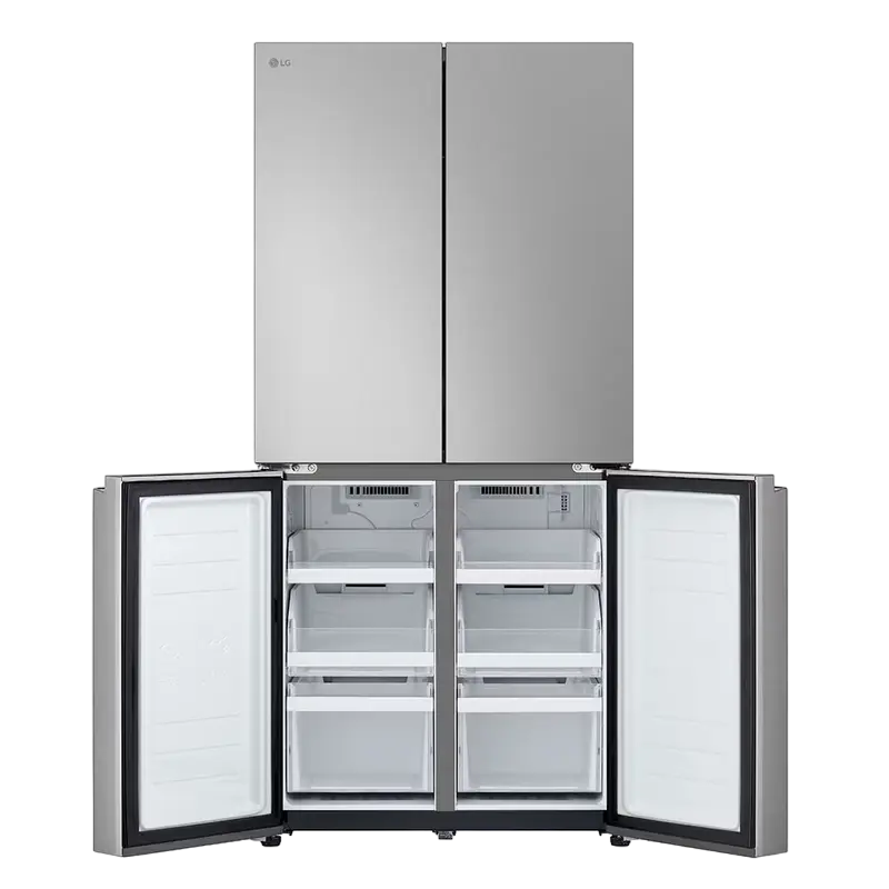 Холодильник LG GMB860PYDE, DoorCooling+, Серебристый