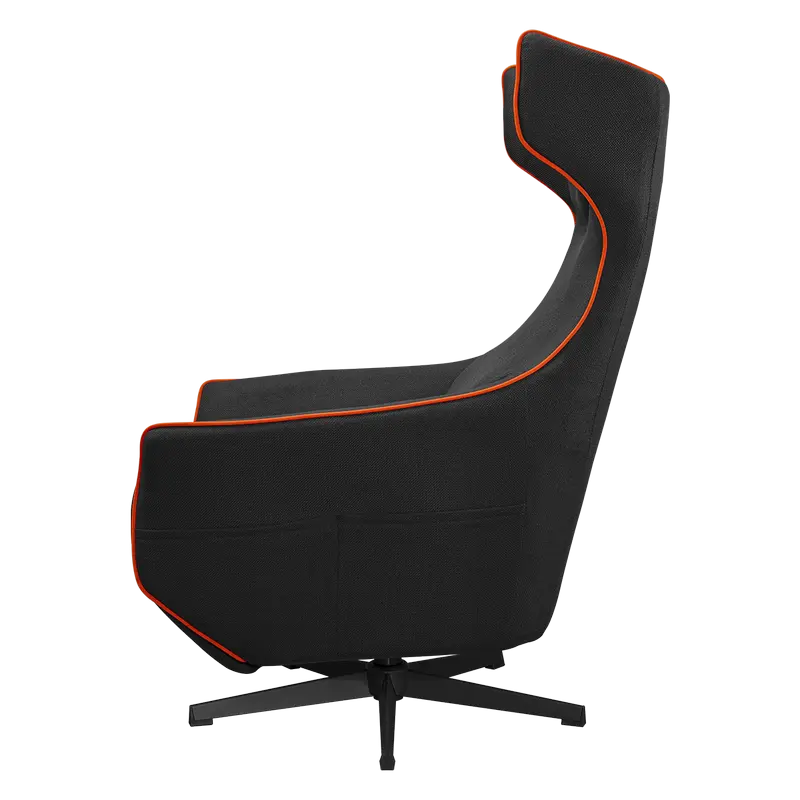 Scaun Gaming Cougar Magus, Imitație de in, Negru | Portocaliu