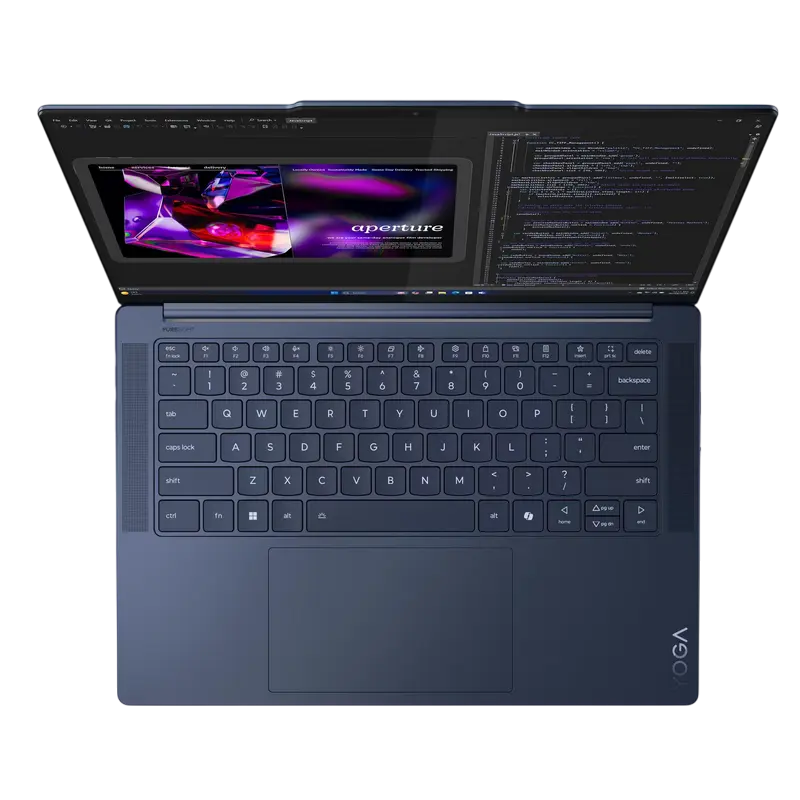 Ноутбук 14,5" Lenovo Yoga Slim 7 14Q8X9, Cosmic Blue, Qualcomm Snapdragon X Elite X1E-78-100, 32Гб/1024Гб, Windows 11 Home