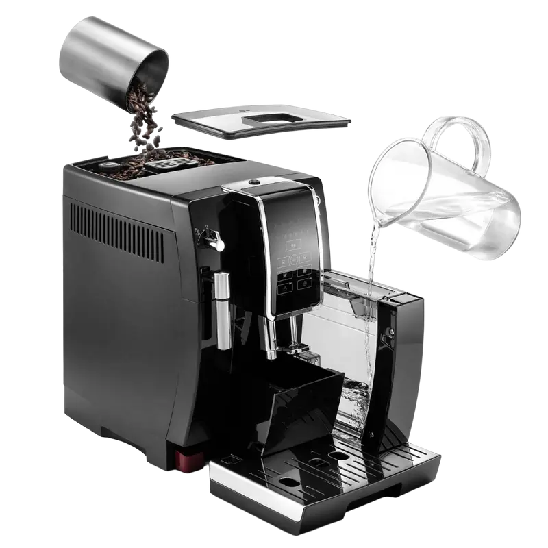 Aparat de cafea DeLonghi ECAM358.15B, Negru
