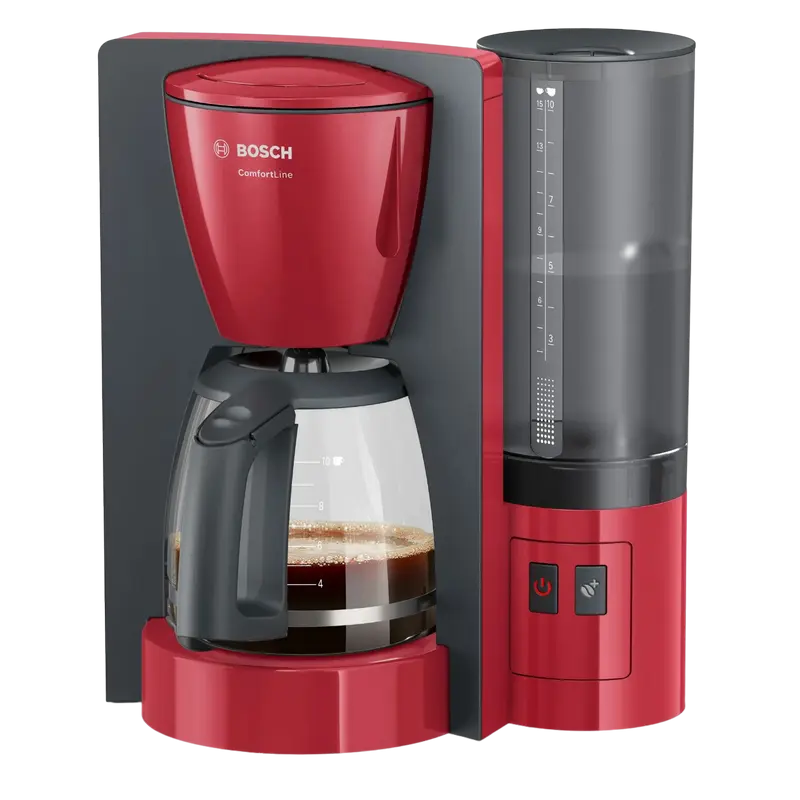 Cafetieră cu picurare Bosch TKA6A044, 1200W, Roșu