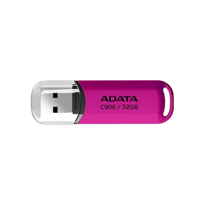 Cumpara  Stick-uri USB - Memorie USB ADATA C906, 32GB, Roz..