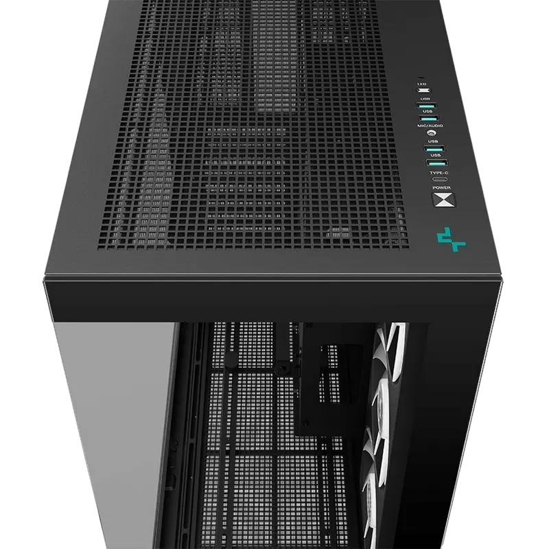 Компьютерный корпус Deepcool CH780, Full-Tower, Без блока питания, Чёрный