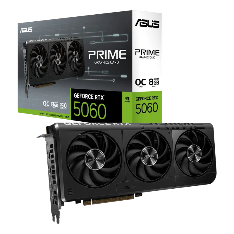 Cumpara  Carduri video - Placă Video ASUS PRIME-RTX5060-O8G, 8GB GDDR7..