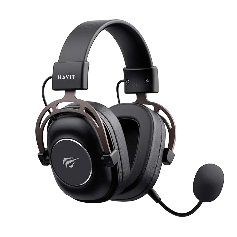 Игровые наушники / гарнитура Havit H2002, Беспроводной, Black | Ochre