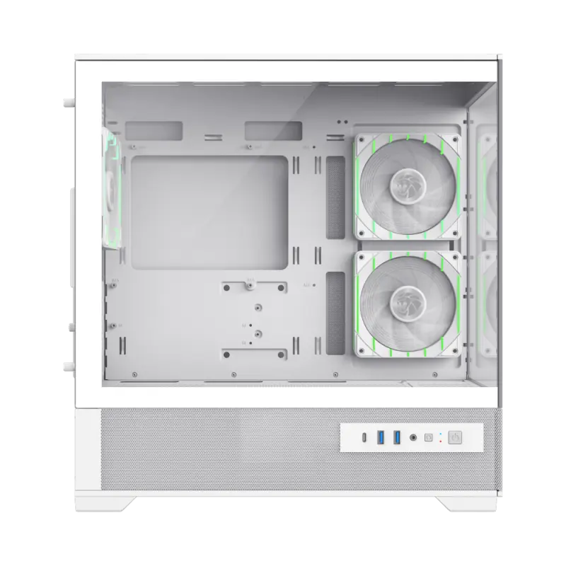 Carcasă PC Gamemax VISTA 2 MW, Mini-Tower, Fără PSU, Alb