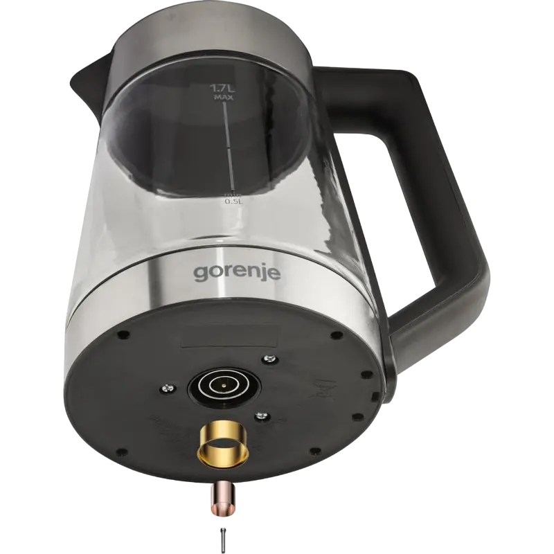 Fierbător electric Gorenje K17TRG, Oțel Inoxidabil | Negru