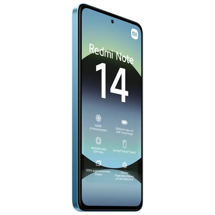 Smartphone Xiaomi Redmi Note 14 5G, 6GB/128GB, Ocean Blue