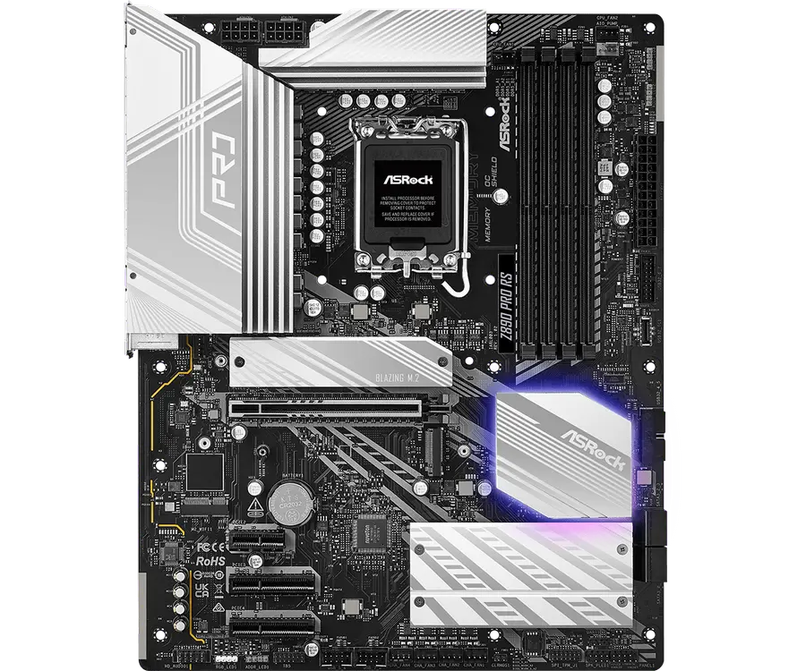 Placă de bază ASRock Z890 PRO RS, LGA1851, Intel Z890, ATX