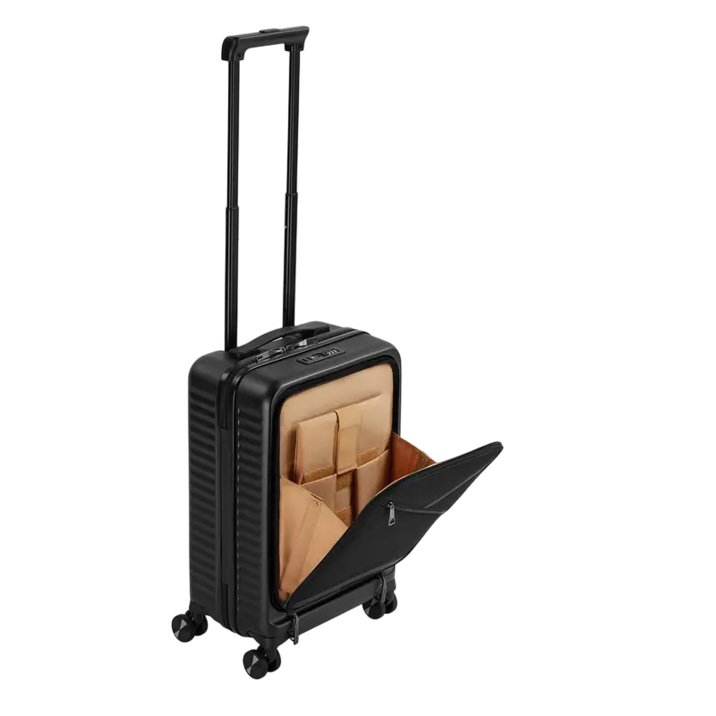 Valiză Rivacase Clark-Eco, 28L, Negru