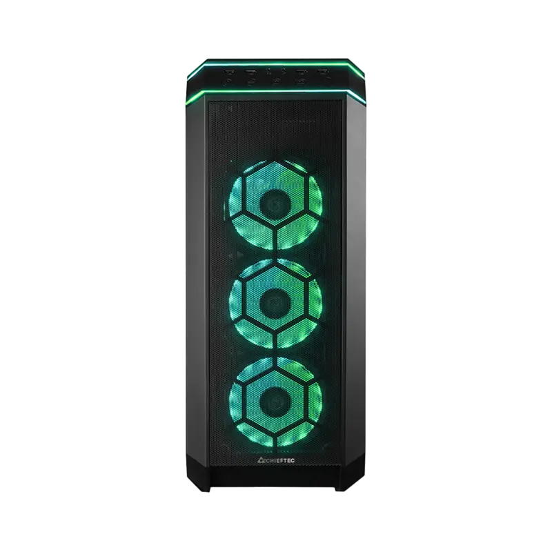 Компьютерный корпус Chieftec GP-03B-UC-OP, Midi-Tower, ATX, Чёрный