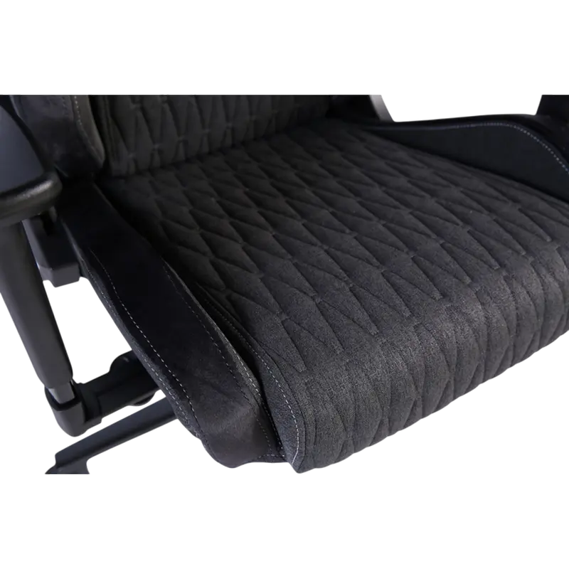 Scaun Gaming HATOR Ironsky Fabric, Țesătură, PU Piele, Negru