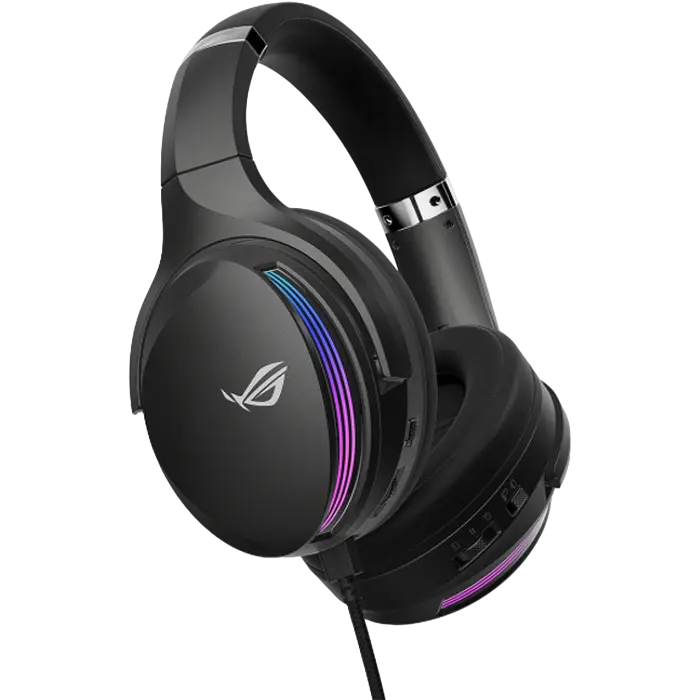 Игровые наушники / гарнитура ASUS ROG Fusion II 500, Проводной аналоговый, Чёрный