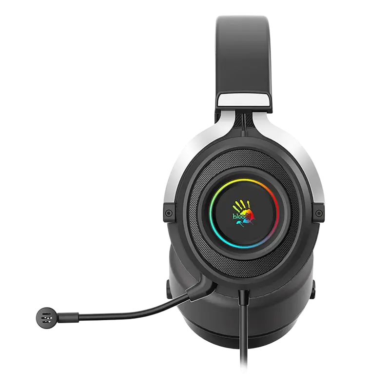 Căști gaming Bloody G535, USB, Negru | Argintiu