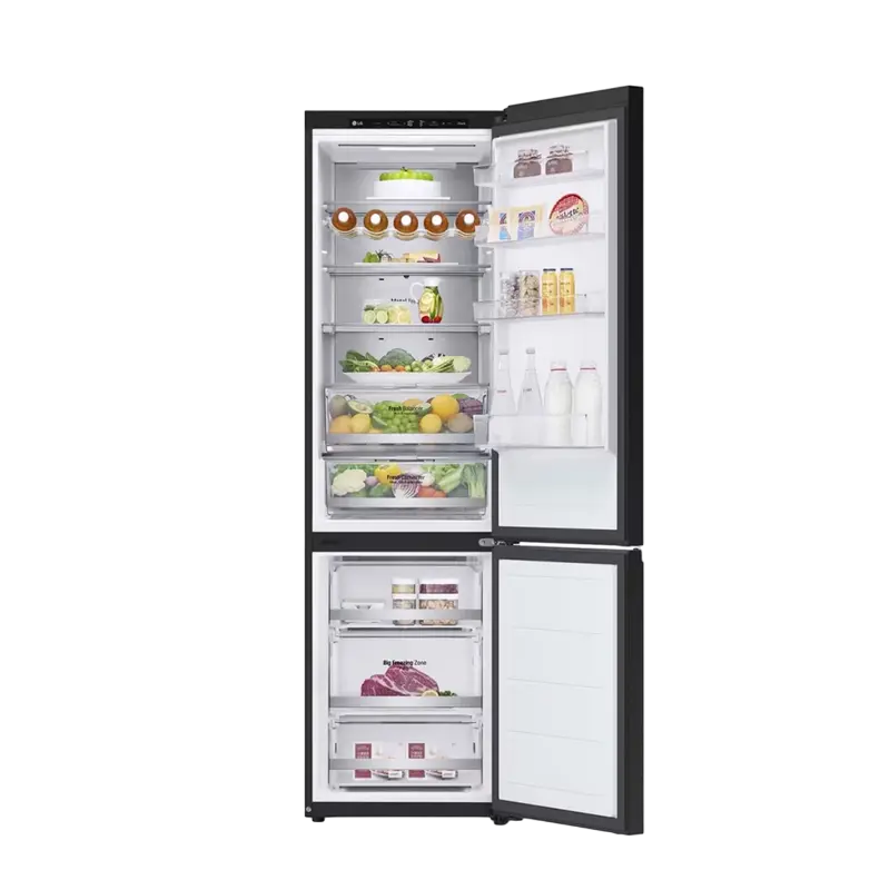 Frigider LG GBB72TW9DQ, DoorCooling+, Alb | Negru