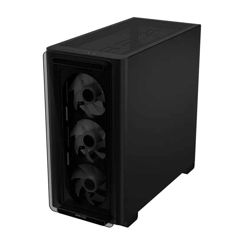 Carcasă PC ASUS A23 PLUS TG ARGB, Mini-Tower, Negru