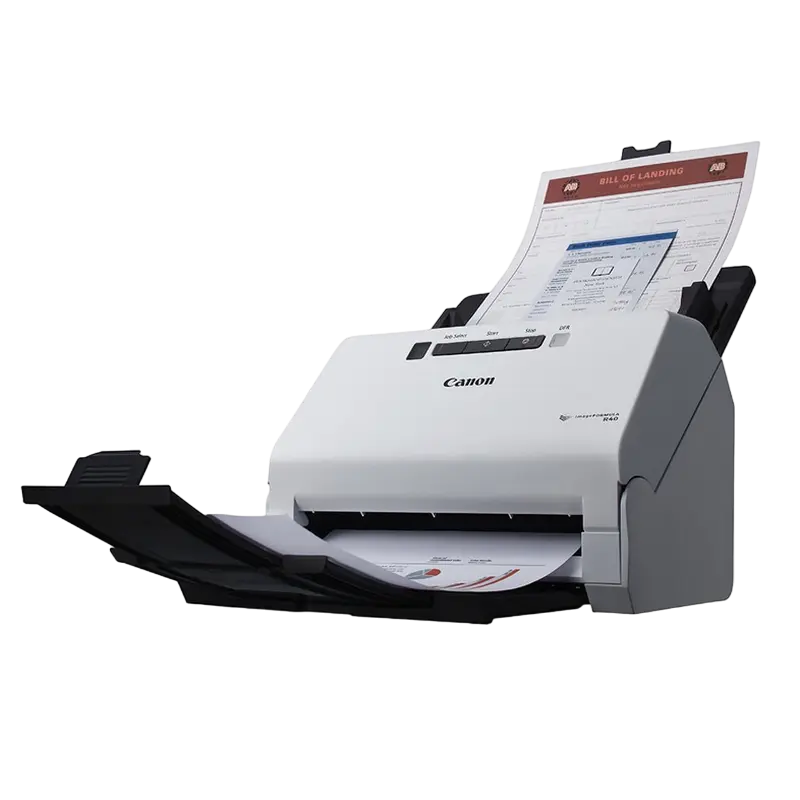 Scaner de documente cu alimentare automată Canon imageFORMULA R40, A4, Alb