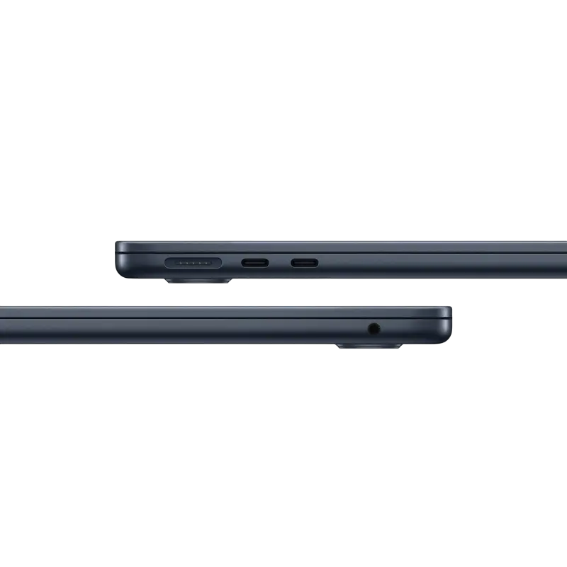 Laptop Apple MacBook Air A3241 de 15,3", culoare Midnight, M4 cu procesor și placă grafică cu 10 nuclee, 24 GB/512 GB, macOS Sequoia