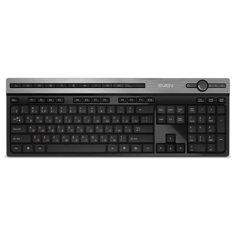 Tastatură SVEN KB-E5500W, Fără fir,..