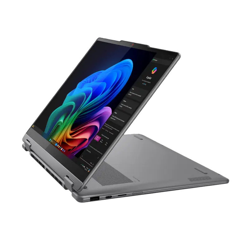 Laptop 14" Lenovo Yoga 7 2-in-1 14ILL10, Luna Grey, Intel Core Ultra 7 256V, 16GB/1024GB, Fără SO