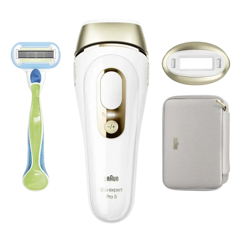 Fotoepilator Braun Silk-expert Pro 5 PL5052, Alb | Aurie