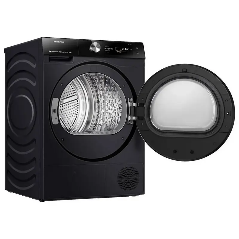 Uscător de rufe Hisense DH7S107BB, 10kg, Negru