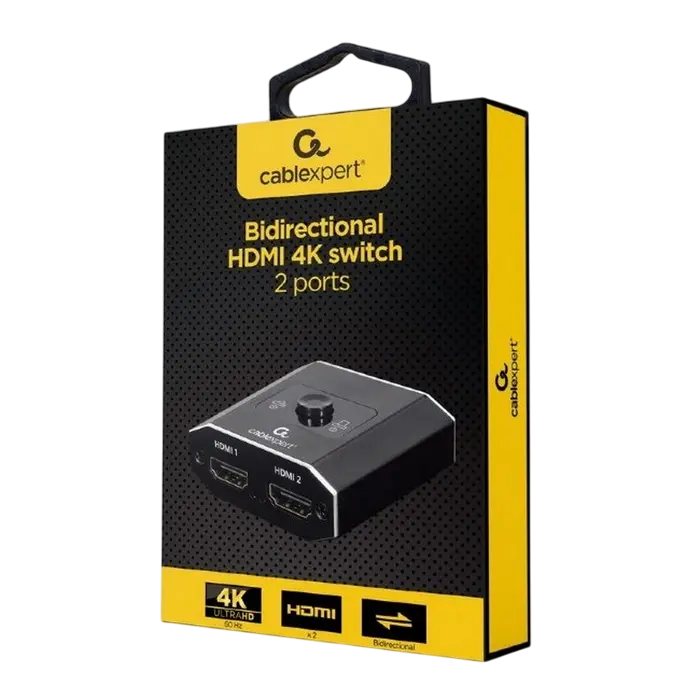 Comutator HDMI Cablexpert DSW-HDMI-21, Negru