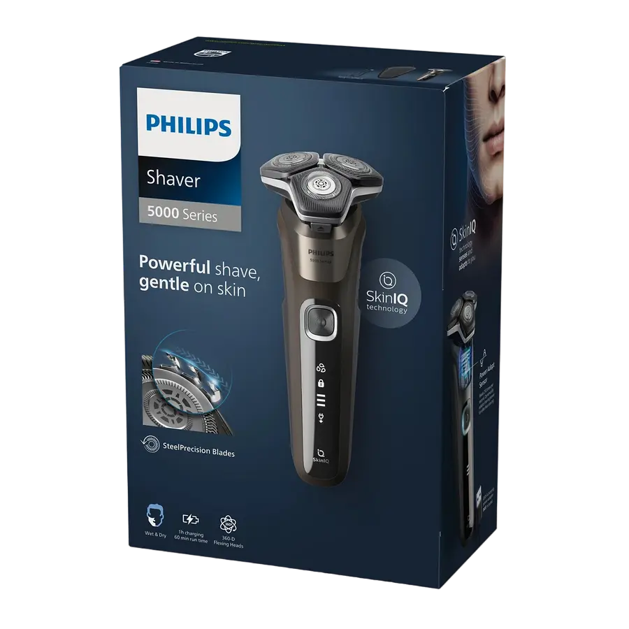 Aparat de ras electric Philips S5886/30, Cafeniu