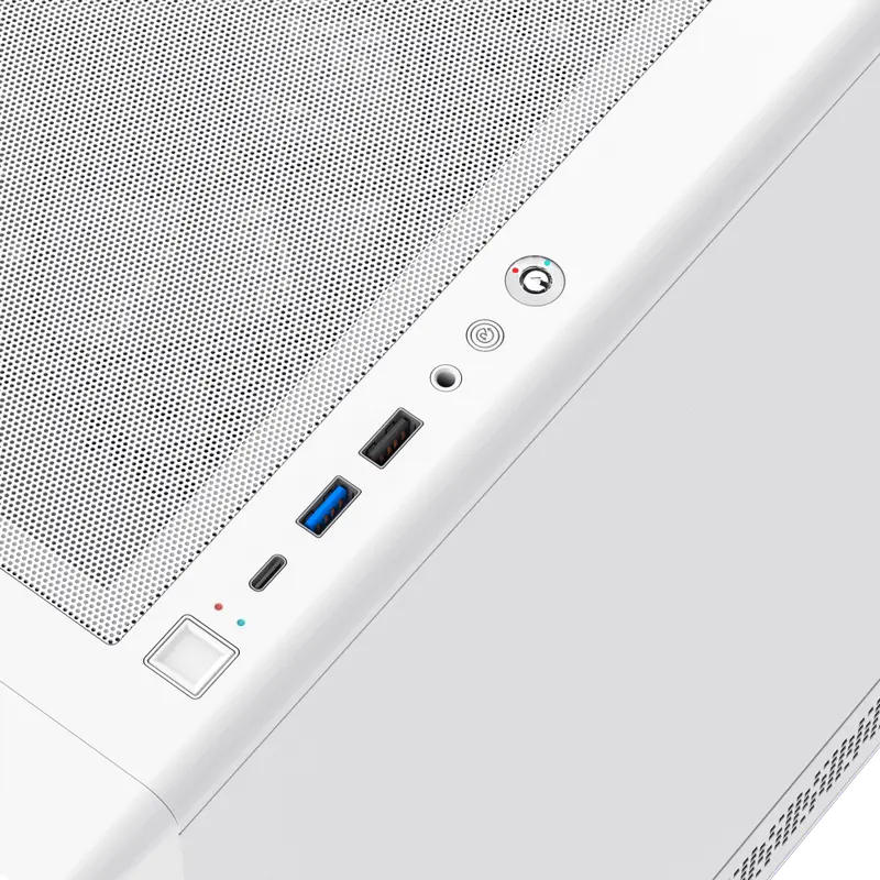 Компьютерный корпус Gamemax Starlight 2 AW, Midi-Tower, Без блока питания, Белый