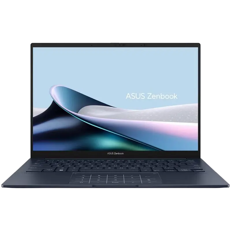 Laptop 14" ASUS Zenbook 14 OLED UX3405MA, Ponder Blue, Intel Core Ultra 7 155H, 16GB/1024GB, Fără SO