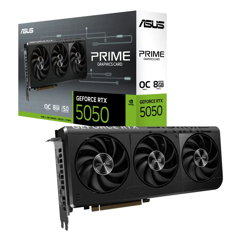 Купить  Видеокарты - Видеокарта ASUS PRIME-RTX5050-O8G, 8GB GDDR6 ..