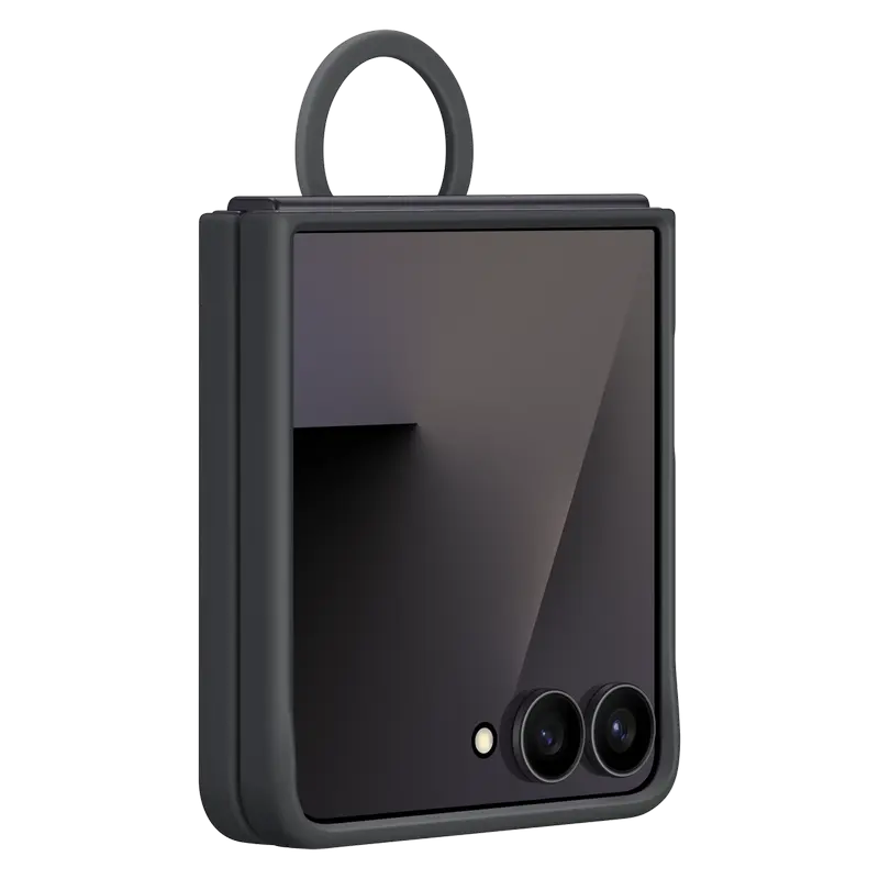 Чехол Samsung Ring Case для Flip7, Чёрный
