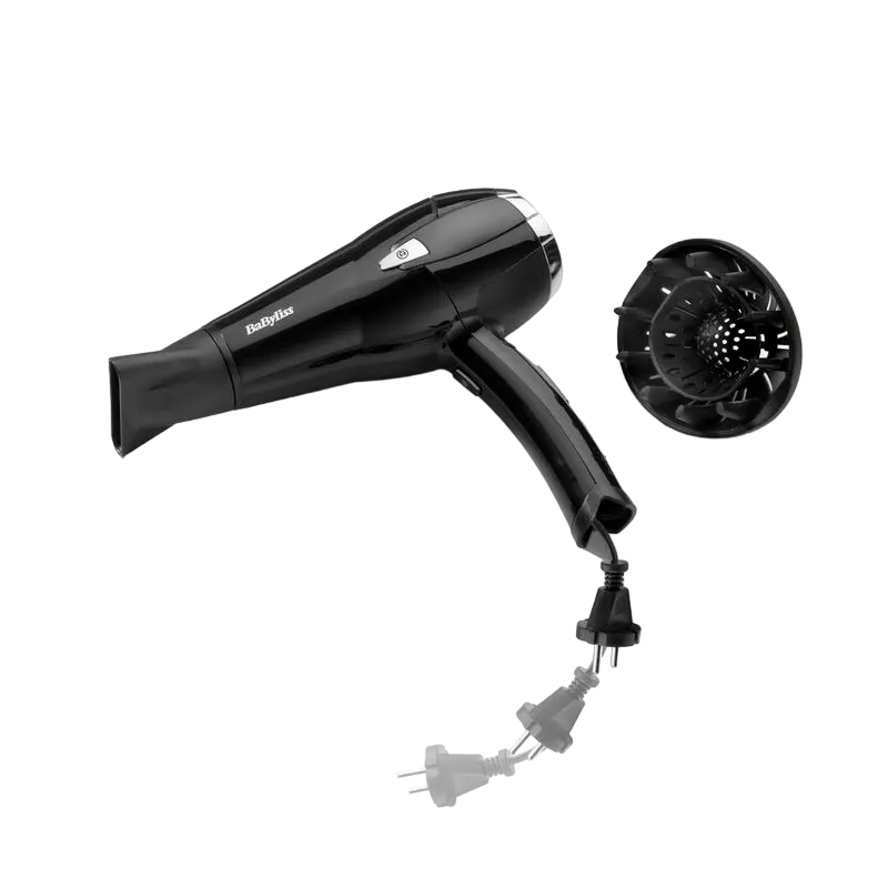 Uscător de păr BaByliss D374DE, 2000W, Negru