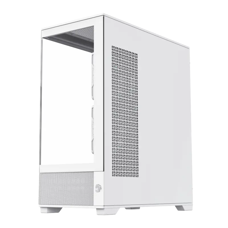 Carcasă PC Gamemax VISTA 2 AW, Midi-Tower, Fără PSU, Alb