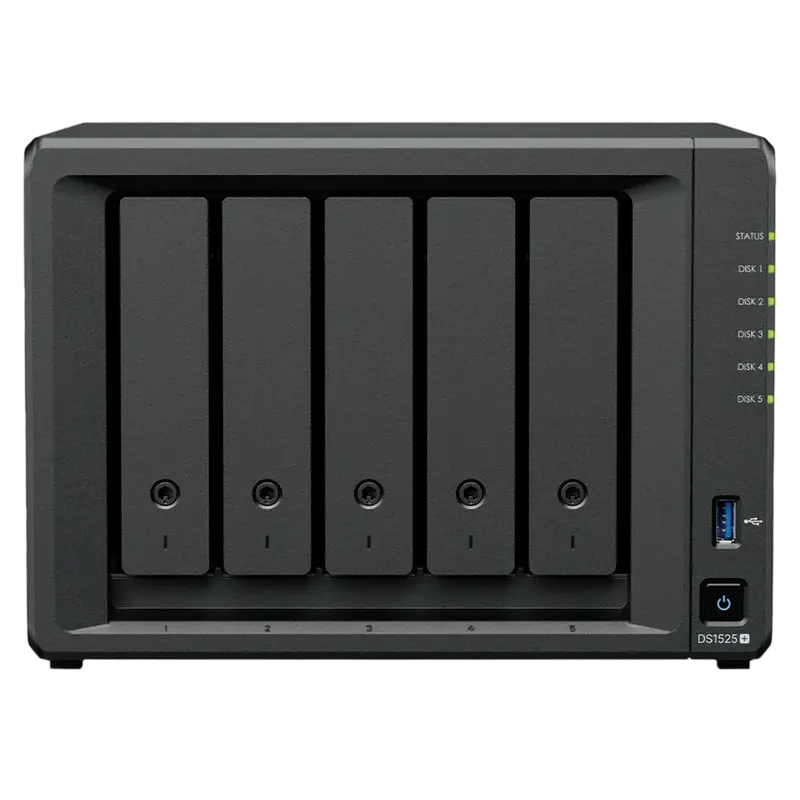 Cumpara  Stocare atașată la rețea (NAS) - Сетевое хранилище SYNOLOGY DS1525+, Черный..