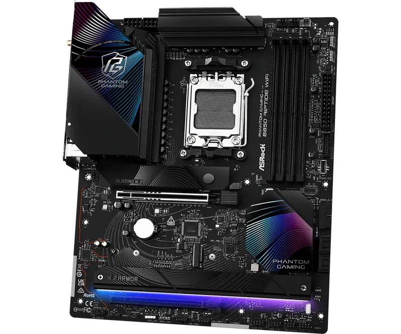 Placă de bază ASRock B850 Riptide WiFi, AM5, AMD B850, ATX