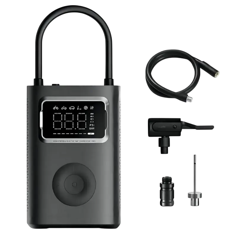 Автомобильный компрессор Xiaomi Portable Electric Air Compressor 2 Pro, Чёрный