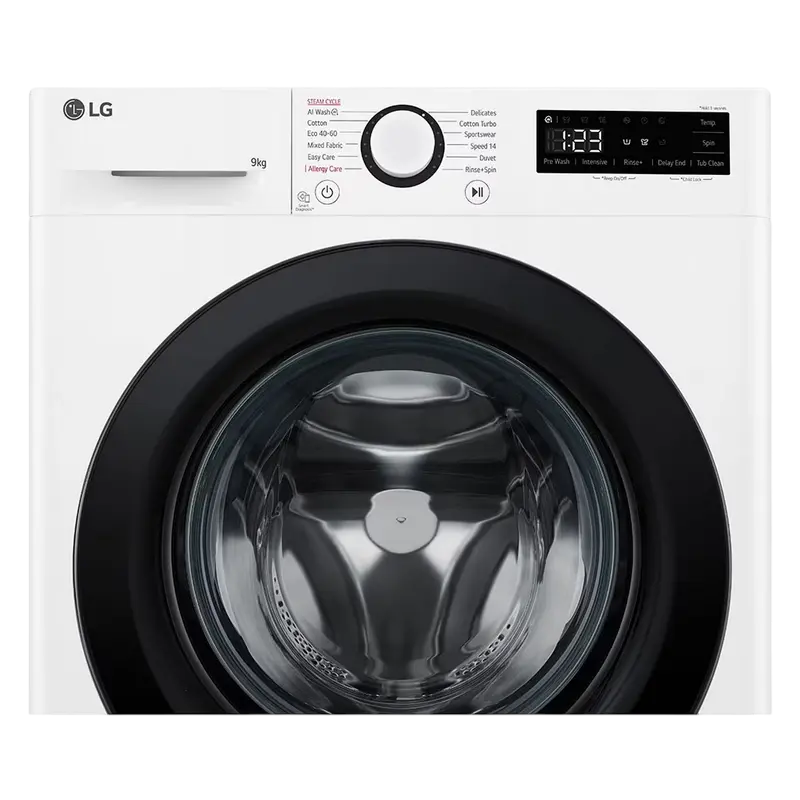 Mașina de spălat LG F2WR509SBW, 9kg, Alb