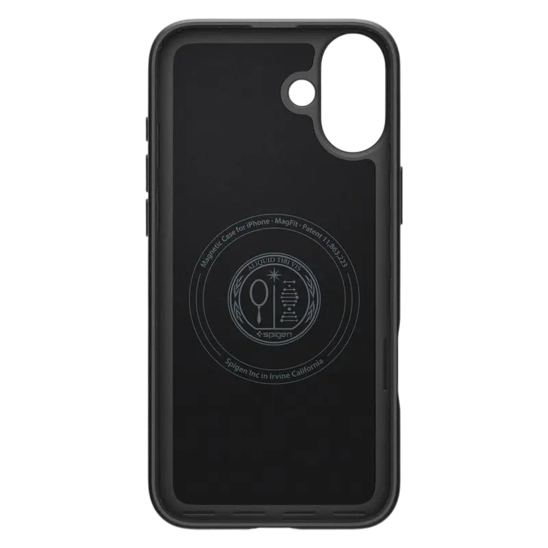 Husa Spigen iPhone 16 Thin Fit Mag Magsafe, Negru