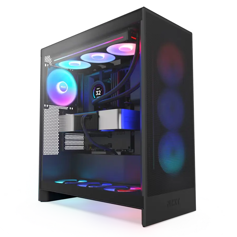 Carcasă PC NZXT H7 Flow RGB, Midi-T..