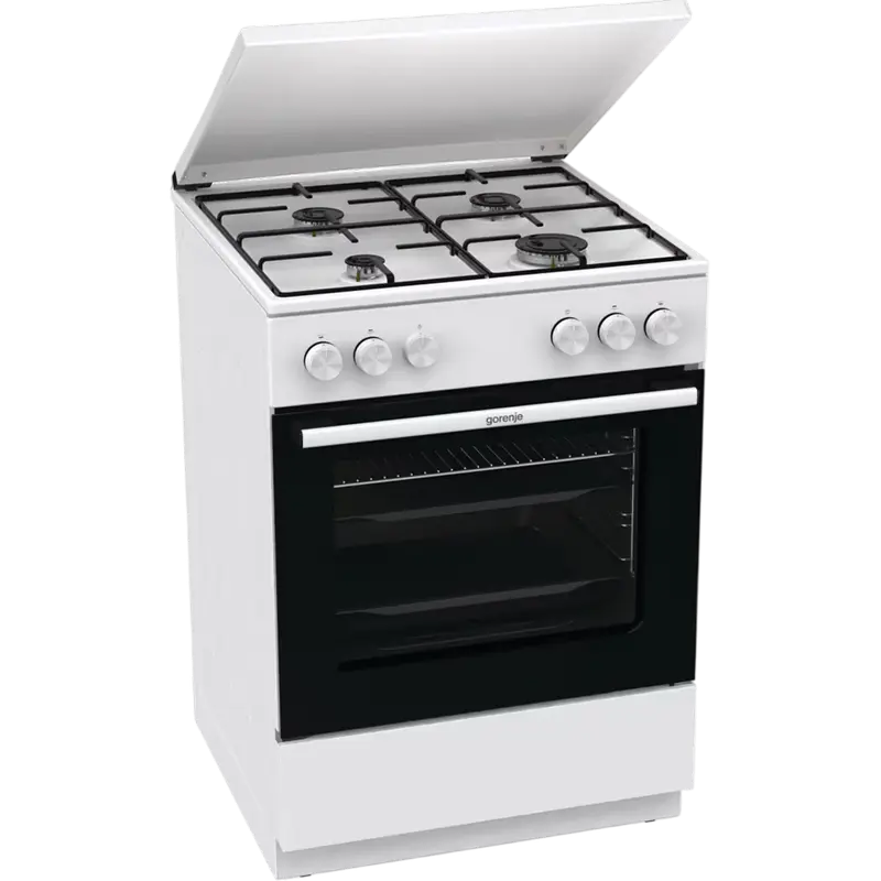 Plită pe gaz Gorenje GG6A11WJ, Alb