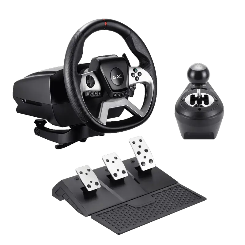 Volan Gaming Genius SpeedMaster X5 FF, Negru