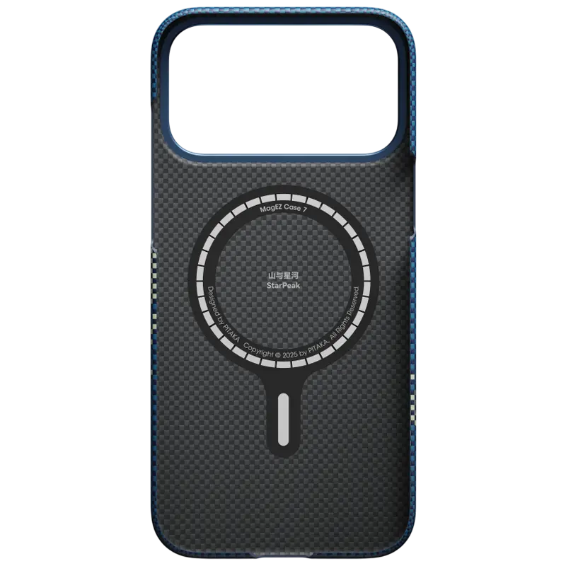 Husă Pitaka MagEZ 7 StarPeak pentru Apple iPhone 17 Pro, Milky way