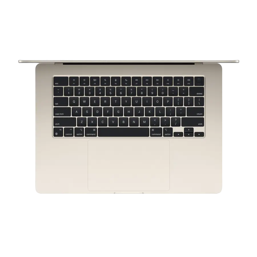 Laptop 15,3" Apple MacBook Air A3114, Starlight, M3 with 8-core CPU and 10-core GPU, 16GB/512GB, macOS Sonoma