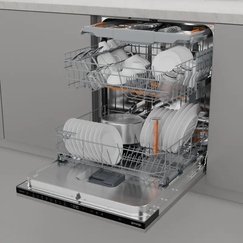 Mașină de spălat vase Gorenje GV673D63, Negru