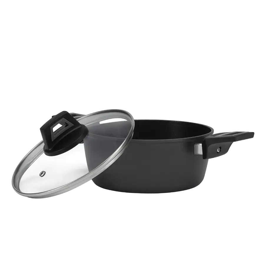 Cratiță Polaris Graphit-24C, 4,2L, 24cm, Grafit