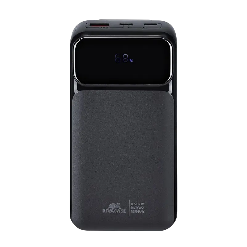 Încărcător portabil Rivacase VA2221, 20000mAh, Negru